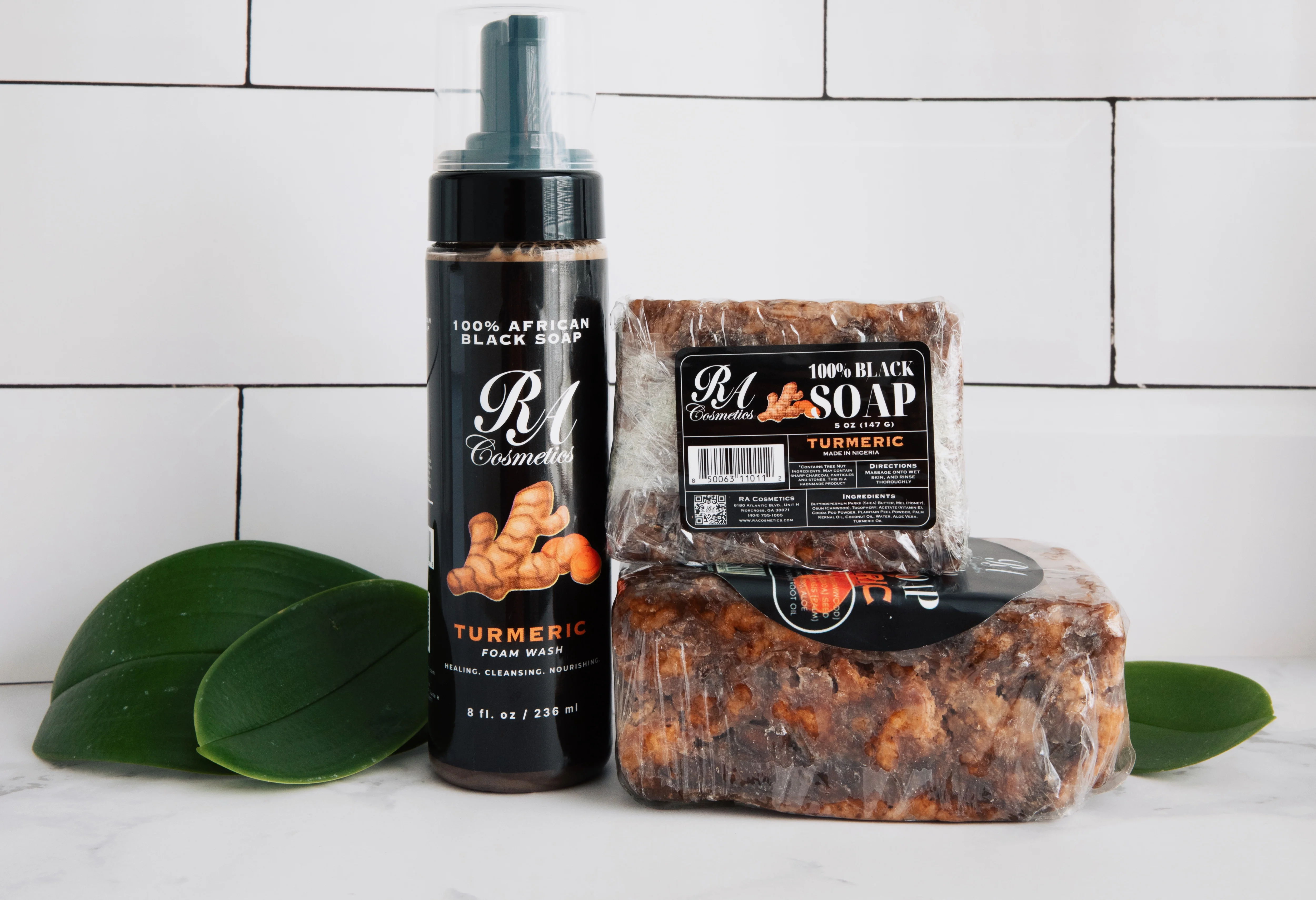 100% African Black Soap Bar w/ Turmeric Oil - Image 10