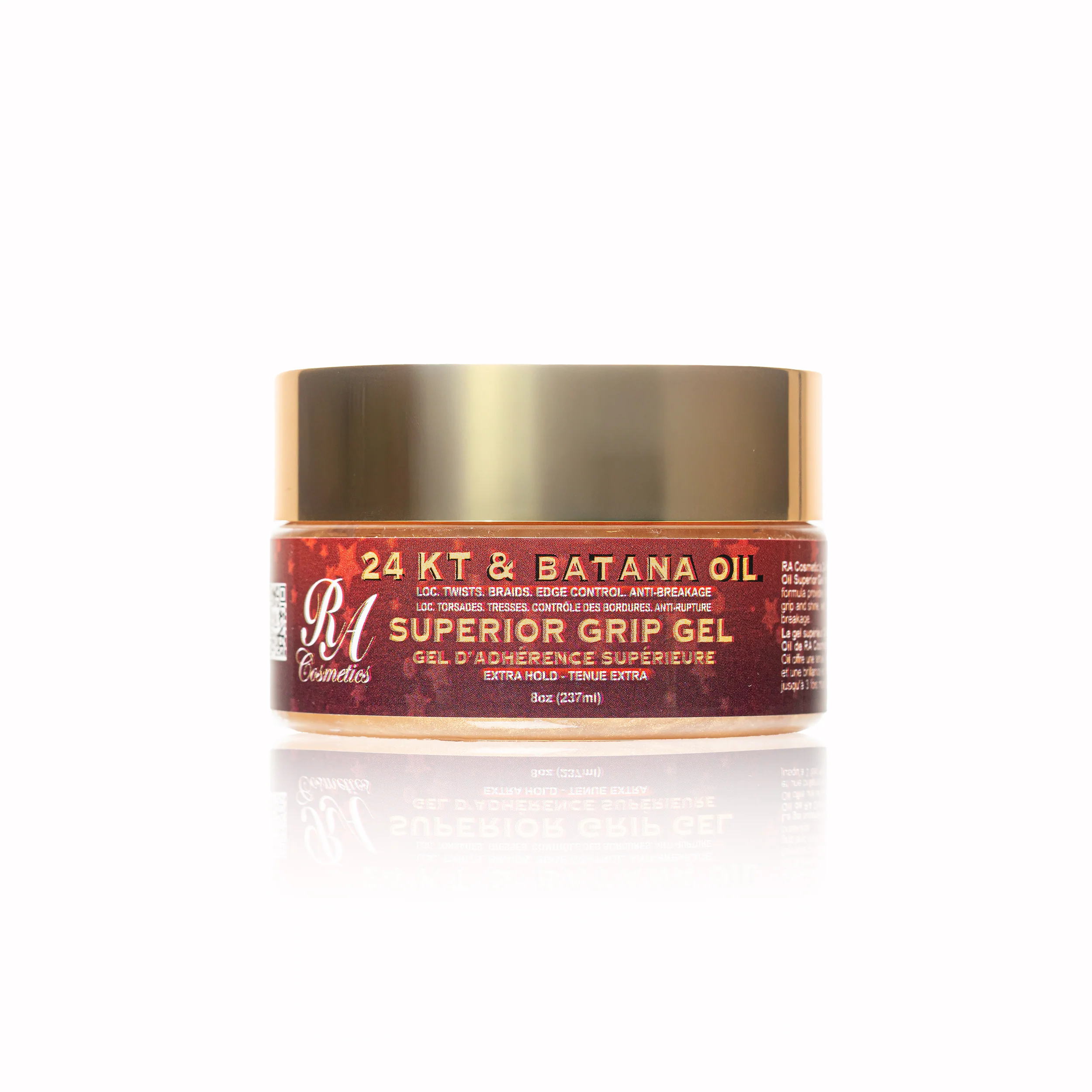 Batana Oil 24KT Gold Superior Grip Gel - Locs, Twist, Braids, Edge Control, Anti-Breakage - Image 3