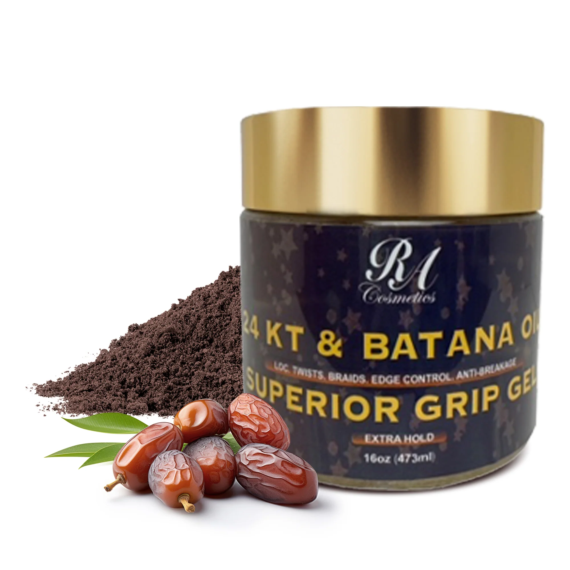 Batana Oil 24KT Gold Superior Grip Gel - Locs, Twist, Braids, Edge Control, Anti-Breakage - Image 9