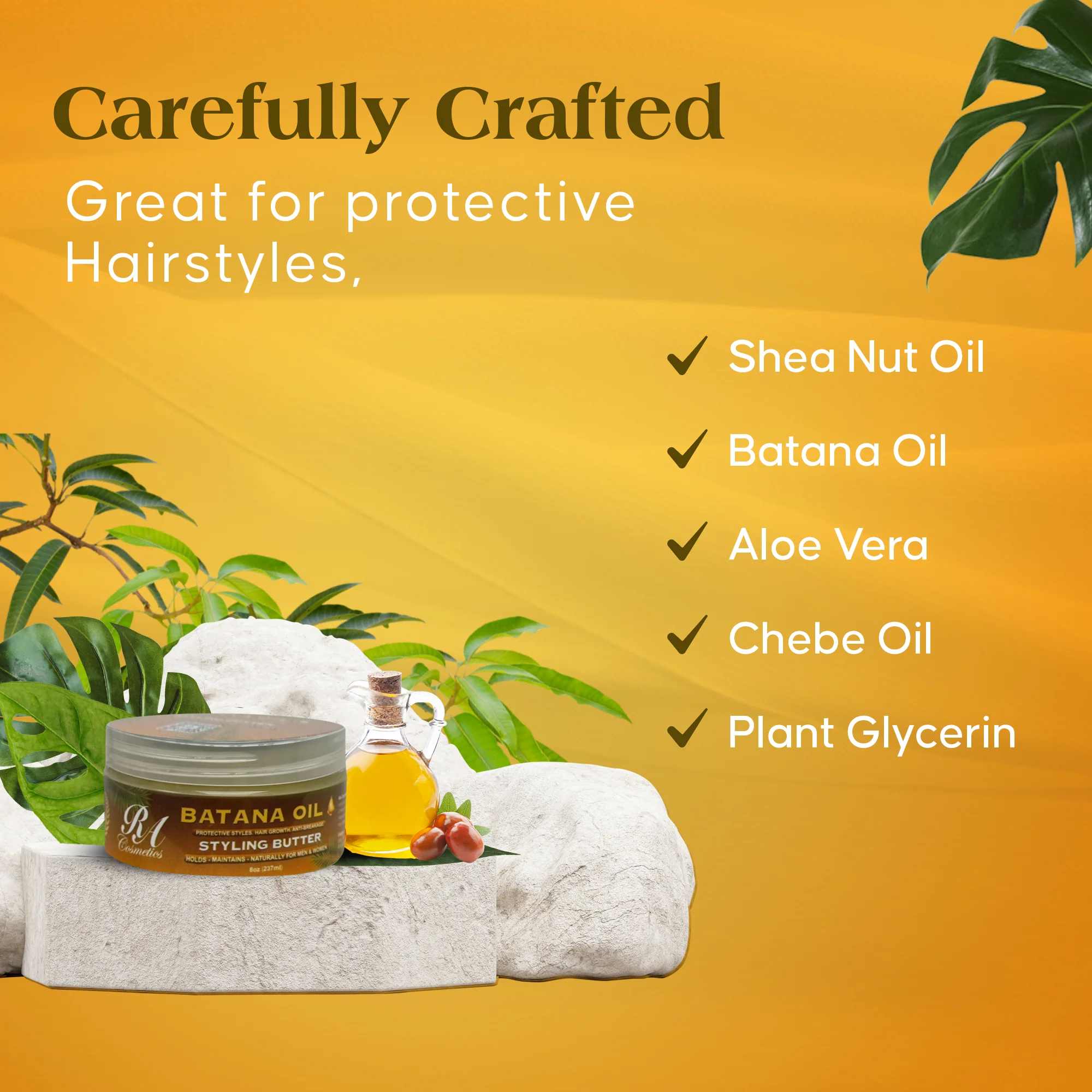 Batana Oil Styling Butter - Protective Styles, Hair Growth, Anti-Breakage - Image 10