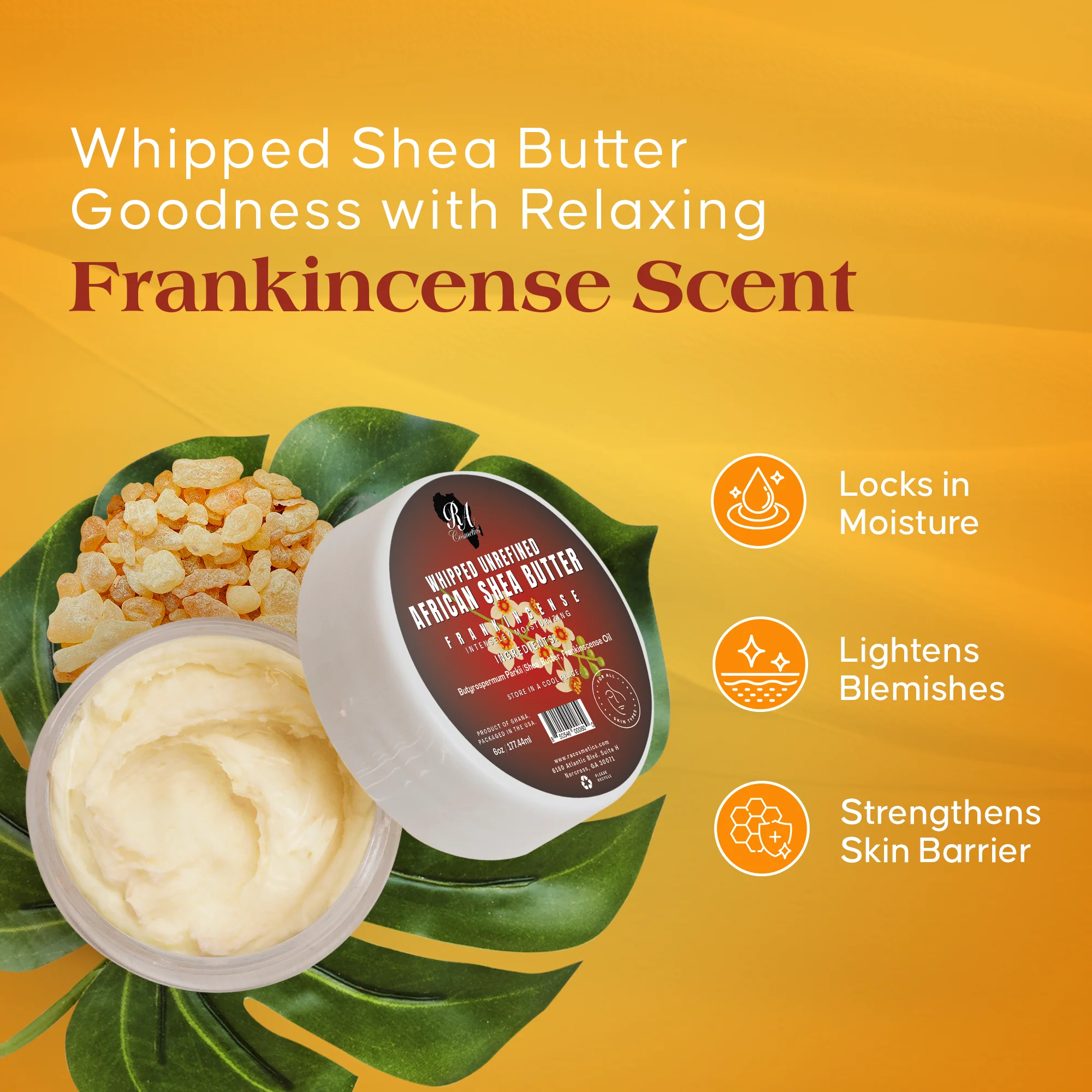 Whipped African Shea Butter w/ Frankincense - Image 6