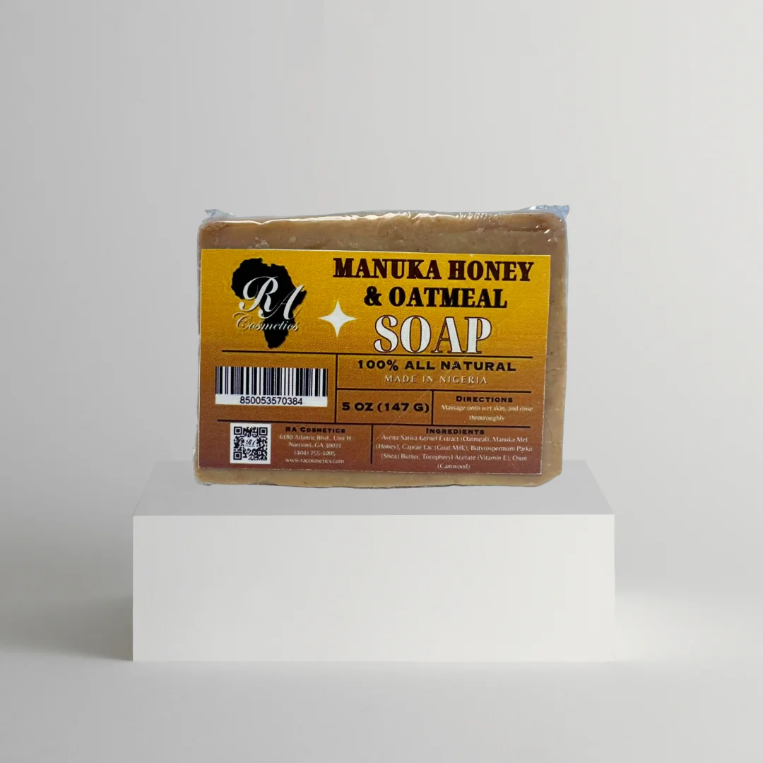 100% Natural Manuka Honey & Oatmeal Soap Bar - Image 3