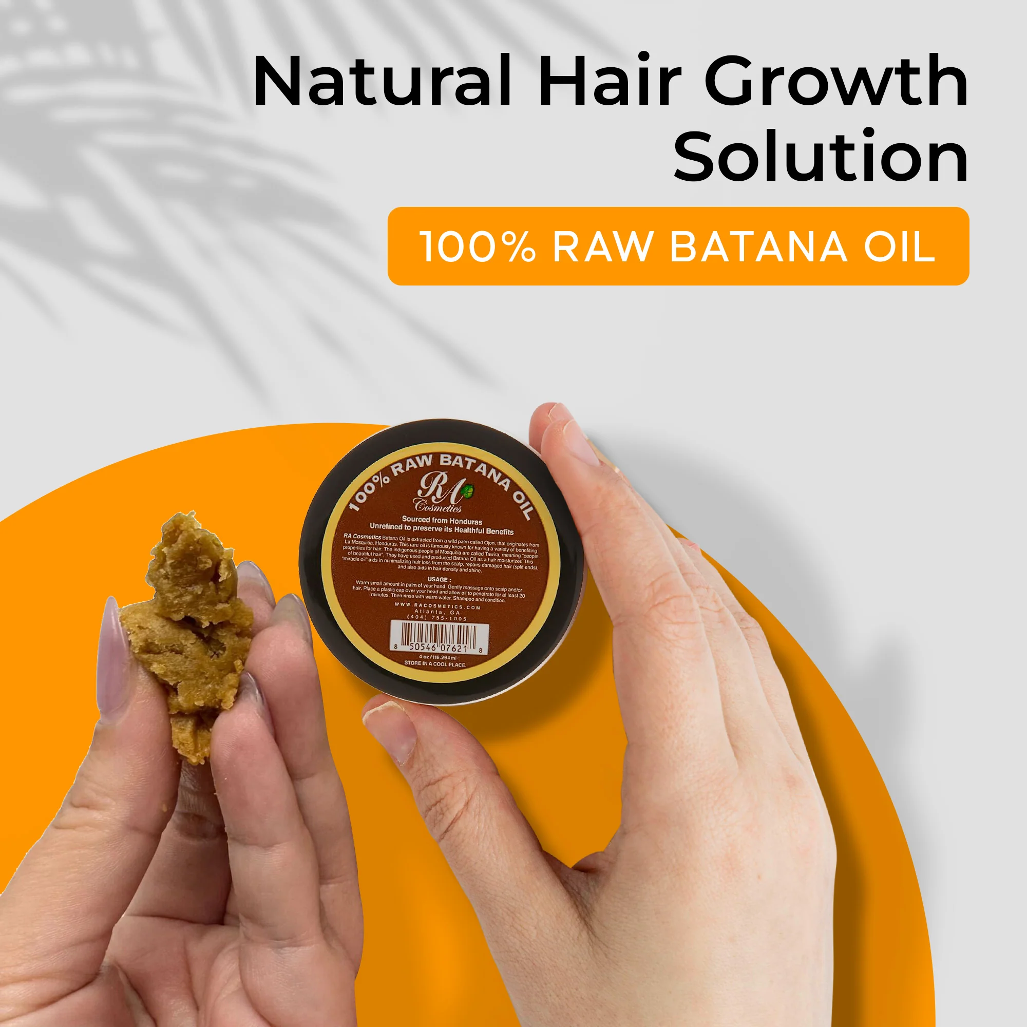 Raw Batana Oil (2oz), RA Black Soap Bar, & Whipped Shea Butter (2oz) Bundle - Image 3