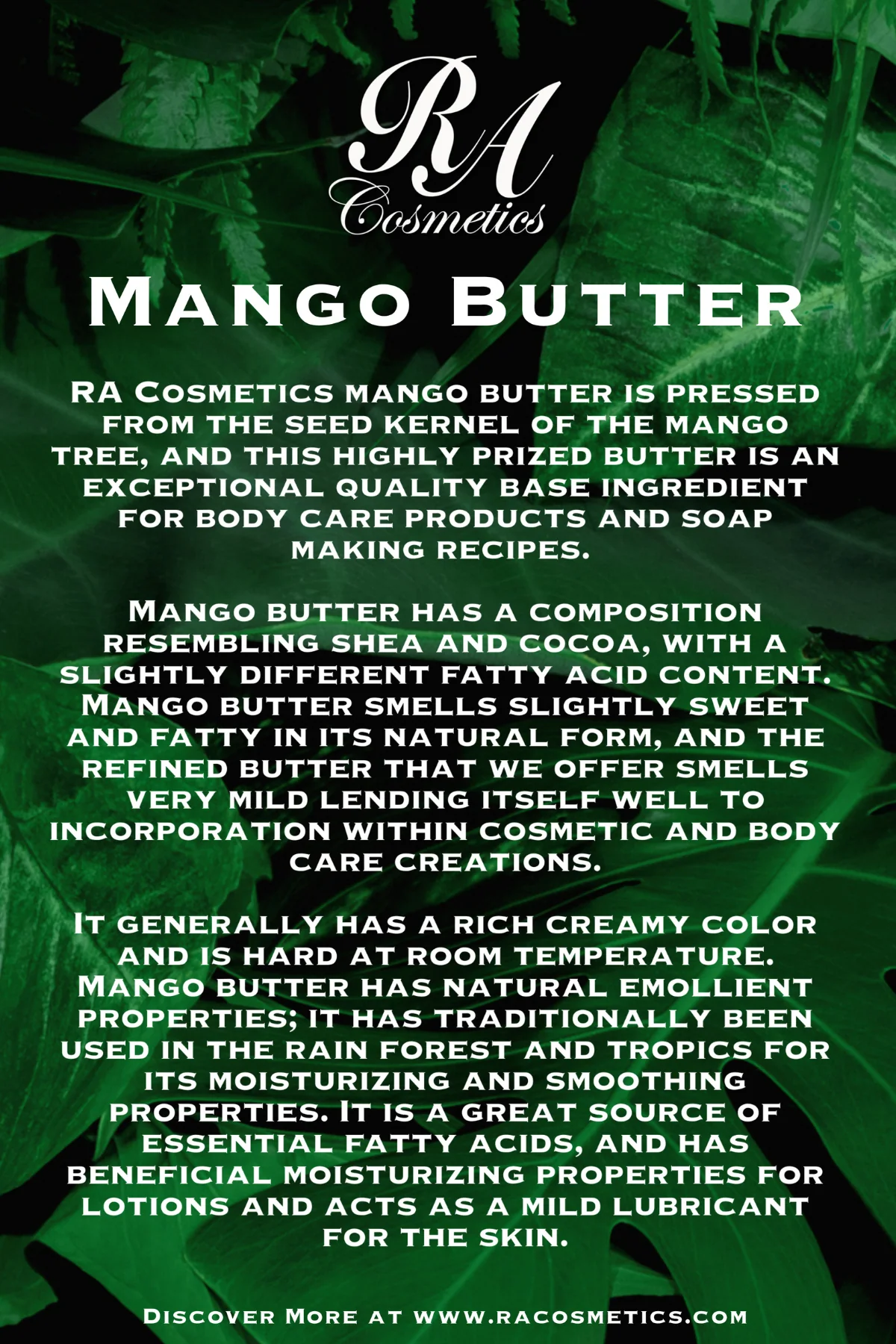 Raw Mango Butter - Chunky (Unscented) - Image 3