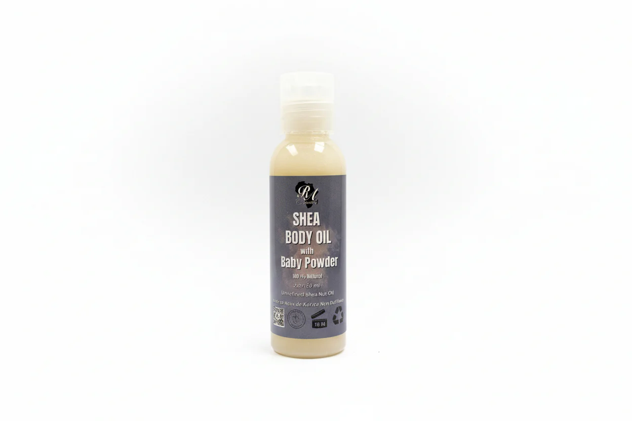 Shea Body Oil - Baby Powder