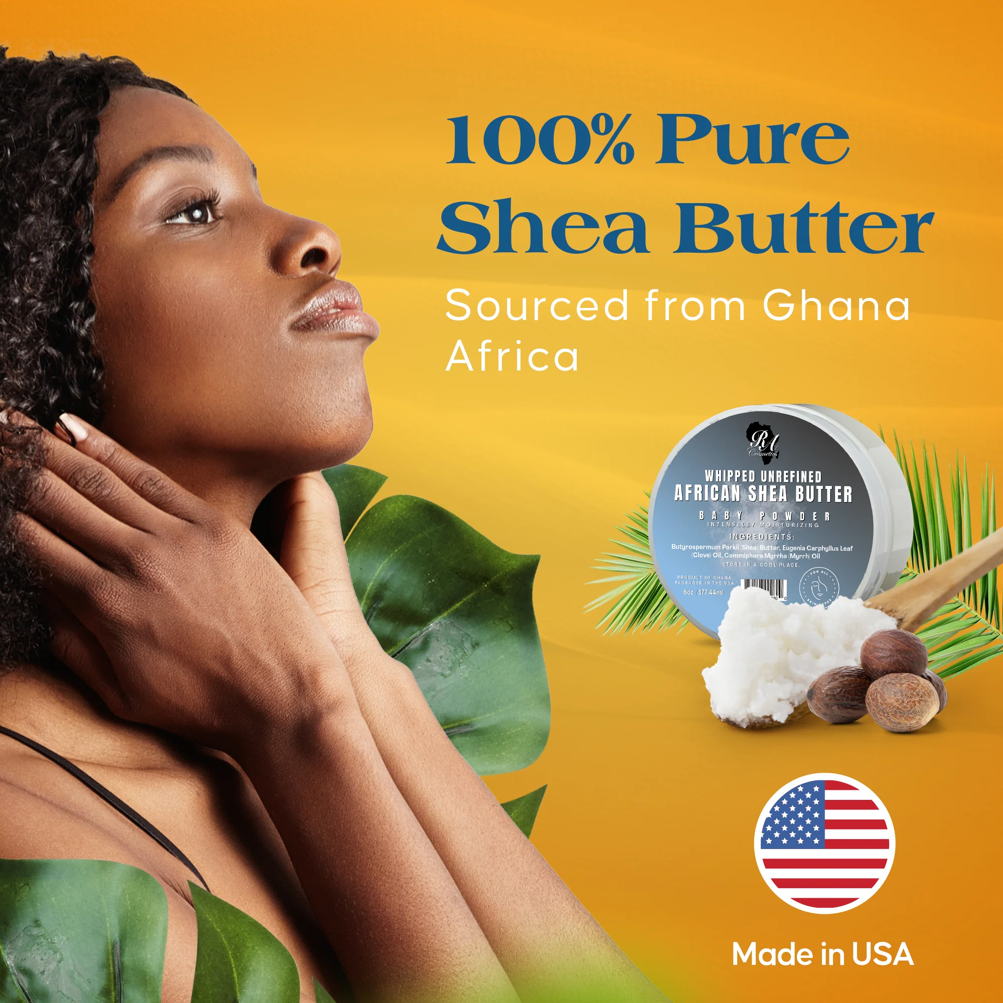 Whipped African Shea Butter w/ Baby Powder - Image 14