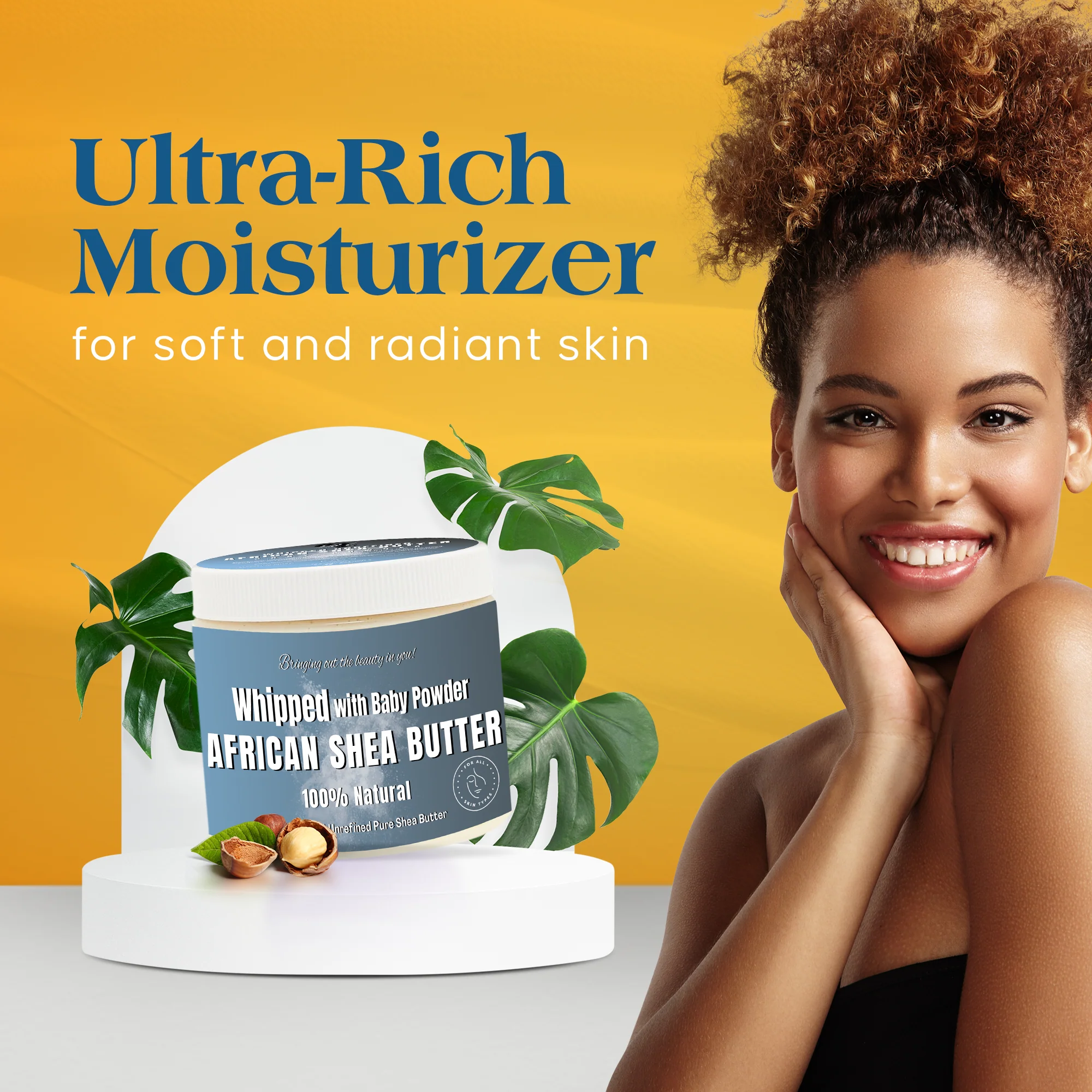 Whipped African Shea Butter w/ Baby Powder - Image 6