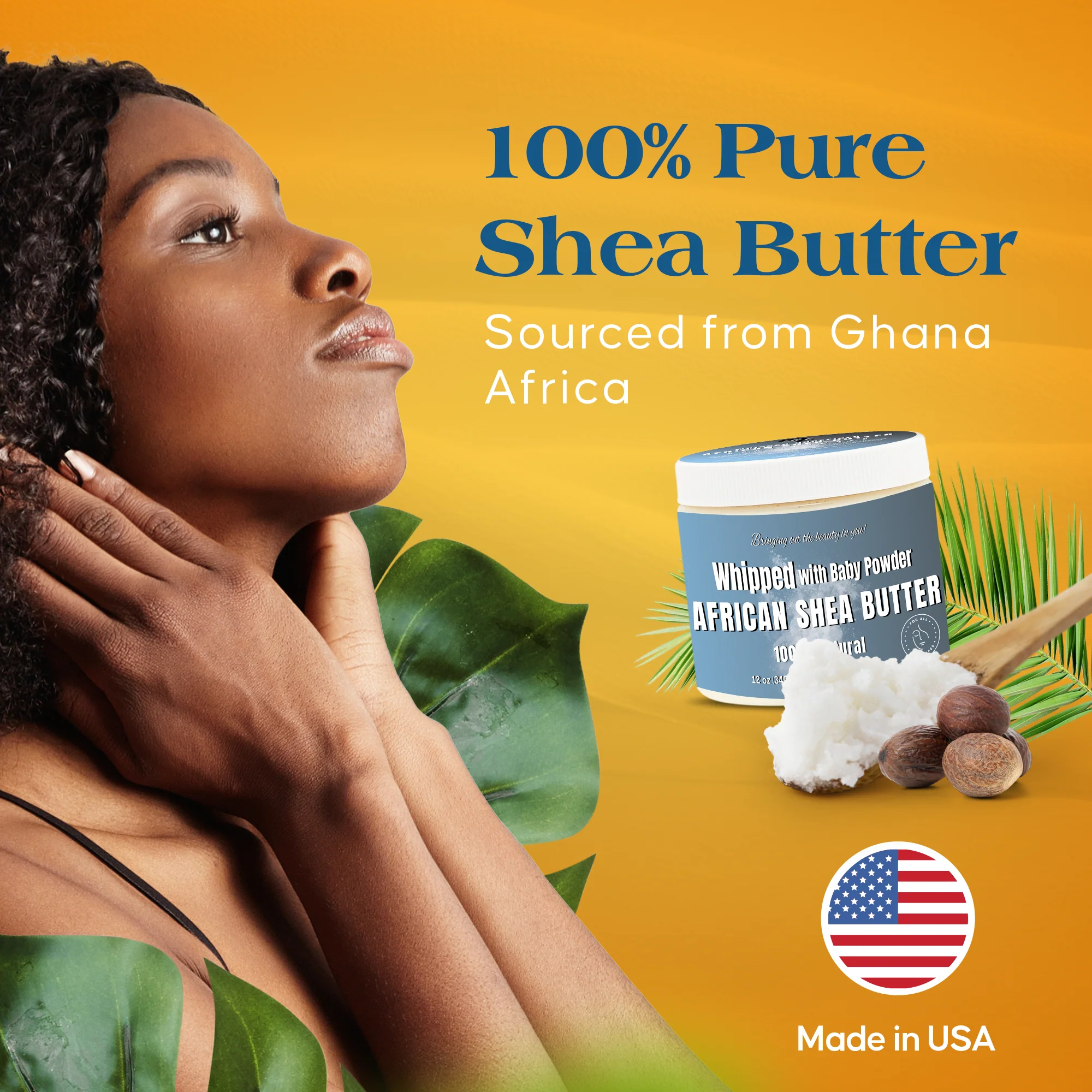 Whipped African Shea Butter w/ Baby Powder - Image 9