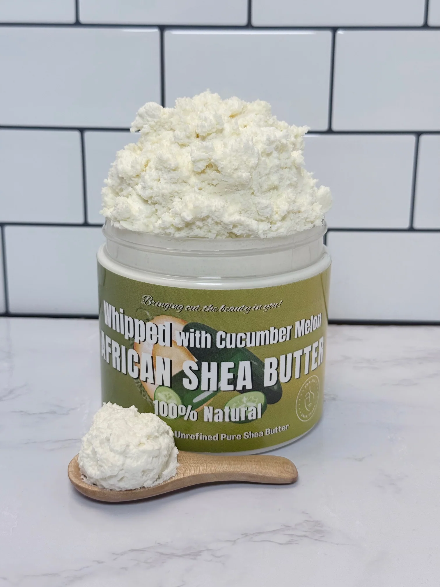 Whipped African Shea Butter w/ Cucumber Melon - Image 2