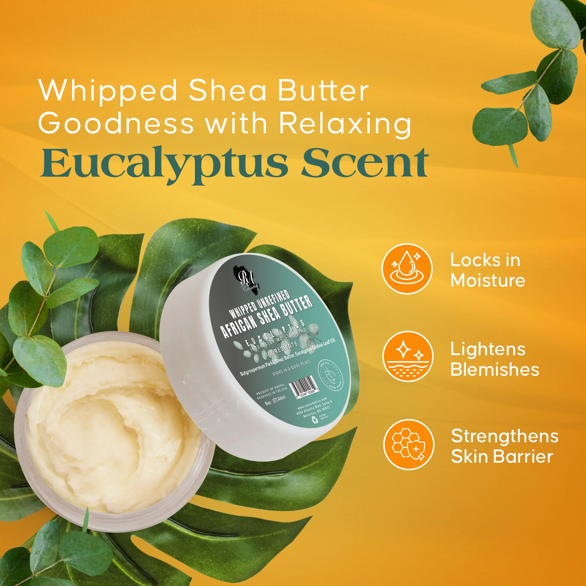 Whipped African Shea Butter w/ Eucalyptus - Image 11