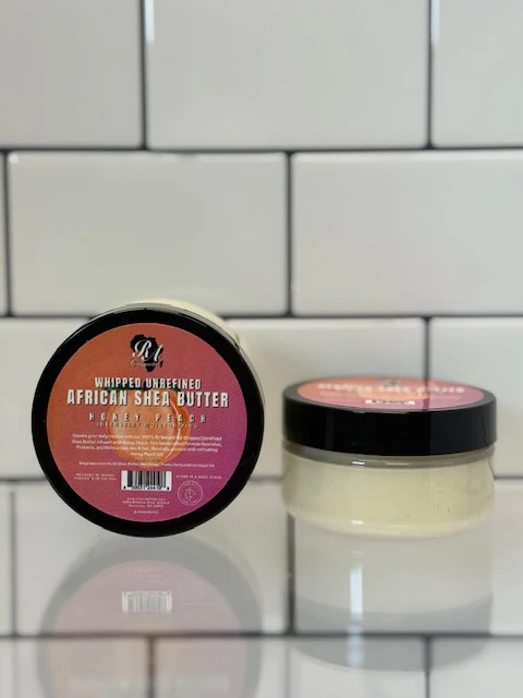Whipped African Shea Butter w/ Honey Peach - Image 6