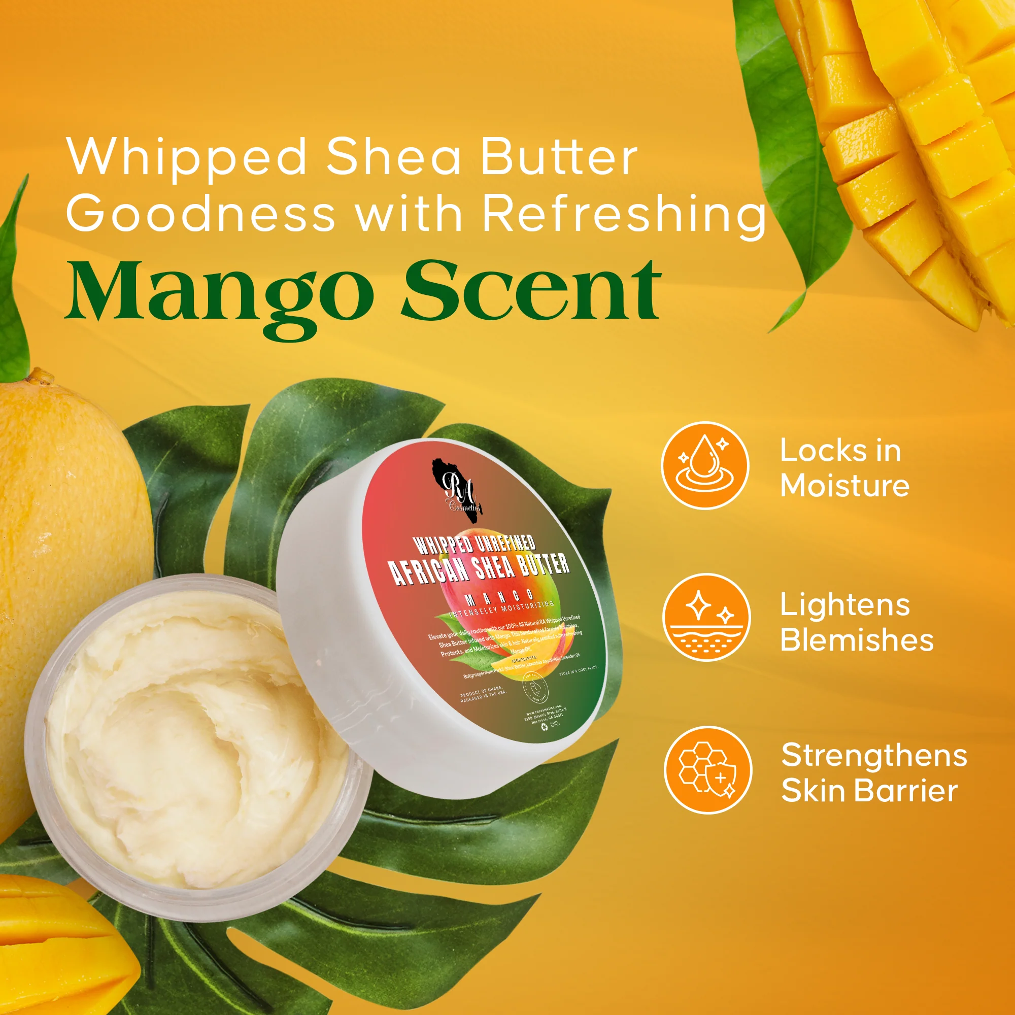 Whipped African Shea Butter w/ Mango - Image 9