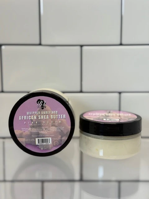 Whipped African Shea Butter w/ Pink Sugar - Image 3