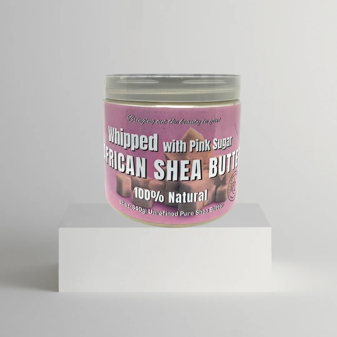 Whipped African Shea Butter w/ Pink Sugar - Image 6